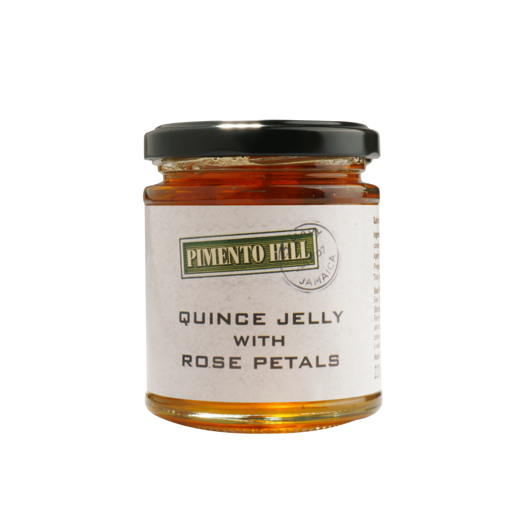 Quince Jelly with Rose Petals