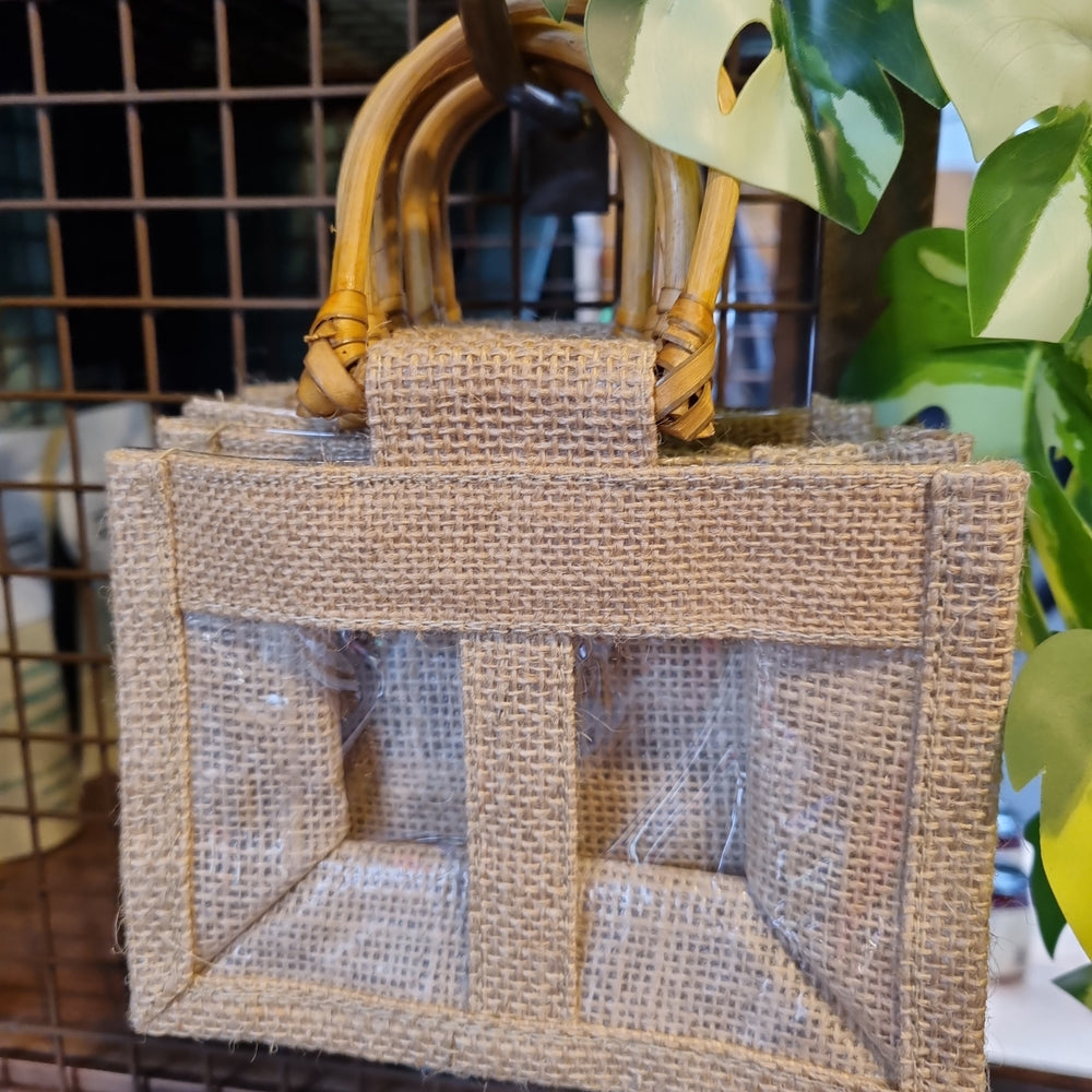 Jute gift bag M ex products